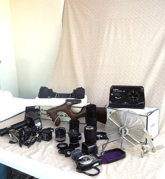 CANON CAMERA Lenses(5)-250 Shot Magazine/rifle Butt Mt. for F1 