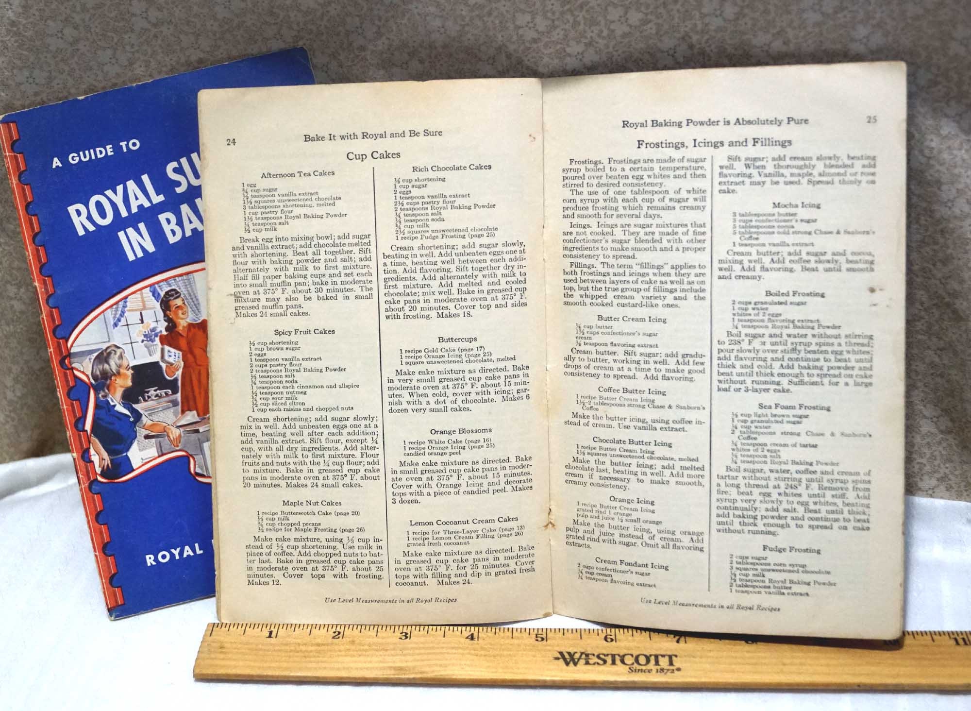 Vintage ROYAL BAKING POWDER Recipe Advertising 2 Booklets Etsy