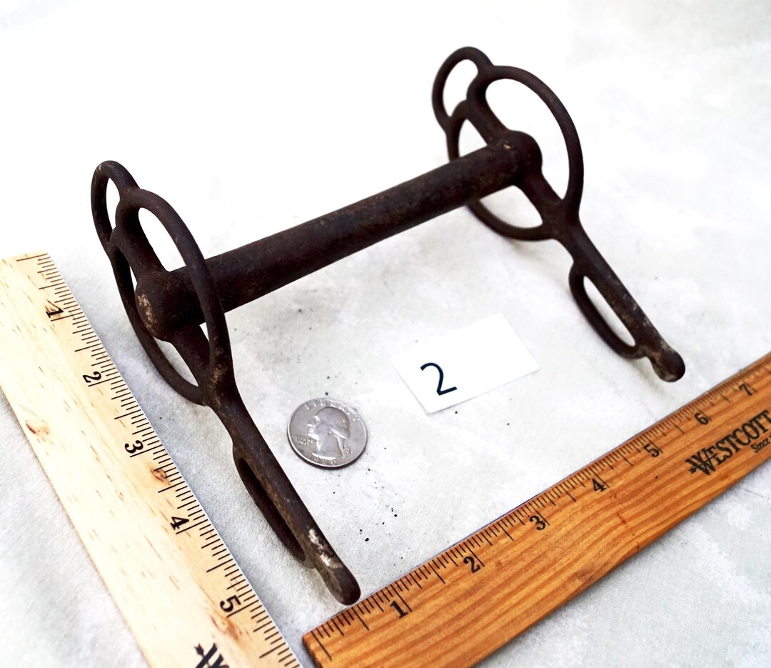 ANTIQUE WESTERN Horse BIT 2 80 to 100 Years in Age. one of Etsy