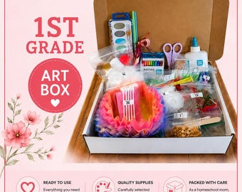 1st Grade Art Box - Pre-Packaged Project Supplies for the Entire School Year!!