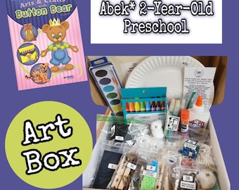 Art Box for 2 Year Olds, Arts & Crafts with Butto* Bear Art Box
