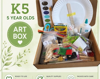K5 Art Supply Box -- Pre-packaged Projects For The Entire School Year!