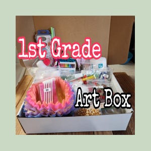 1st Grade Art Box - Pre-Packaged Project Supplies for the Entire School Year!!