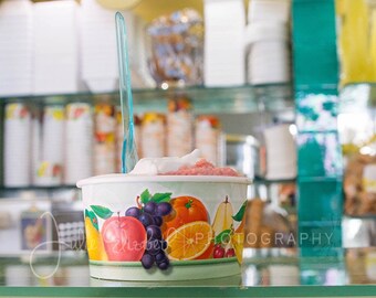 Gelato photo, Italia, Positano, Costa de Amalfi, Fotografía de Bellas Artes, Impresión fotográfica de archivo