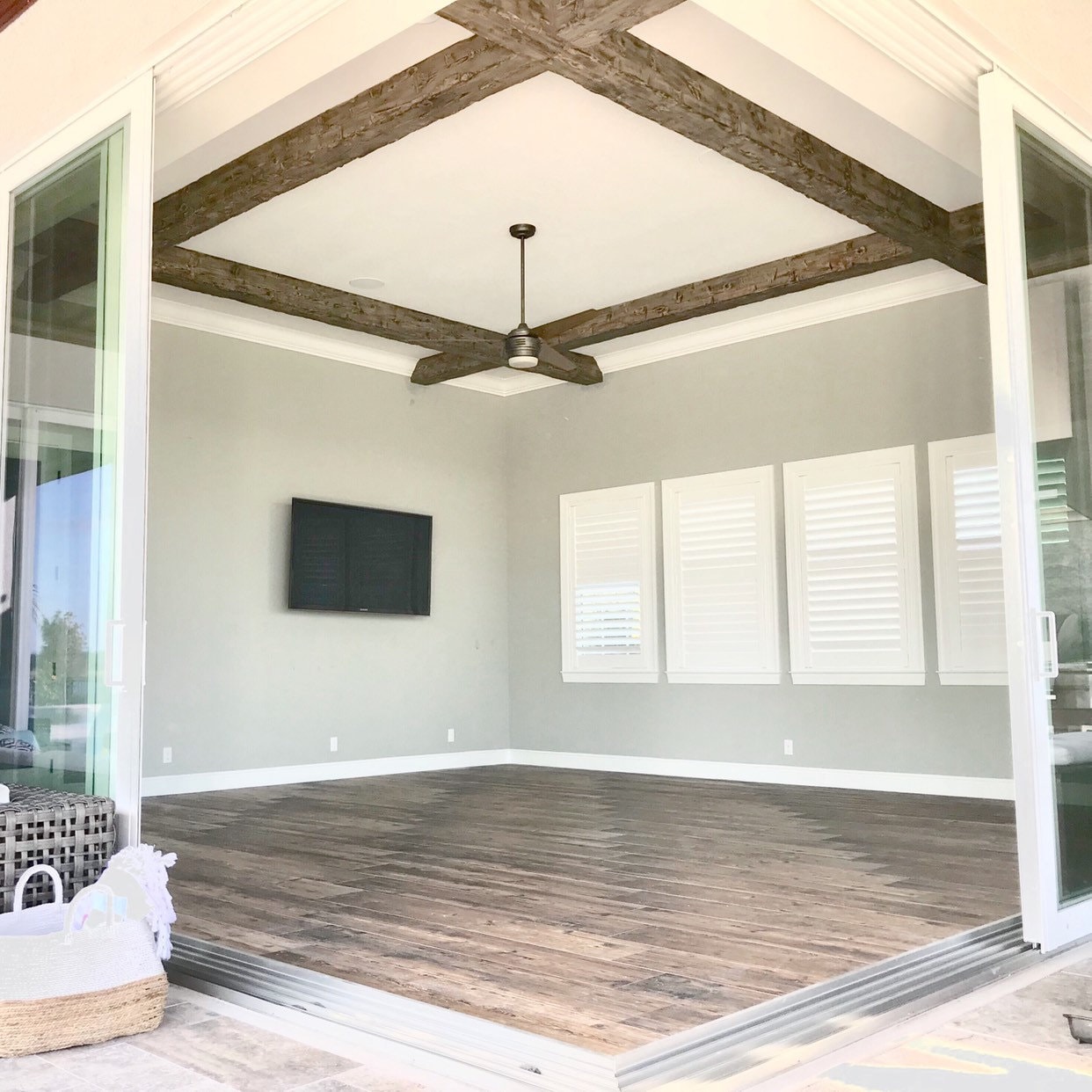 Picture of Exposed Wood Beams Made to Order - Etsy