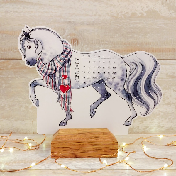 Horse Art Calendar 2024 Etsy