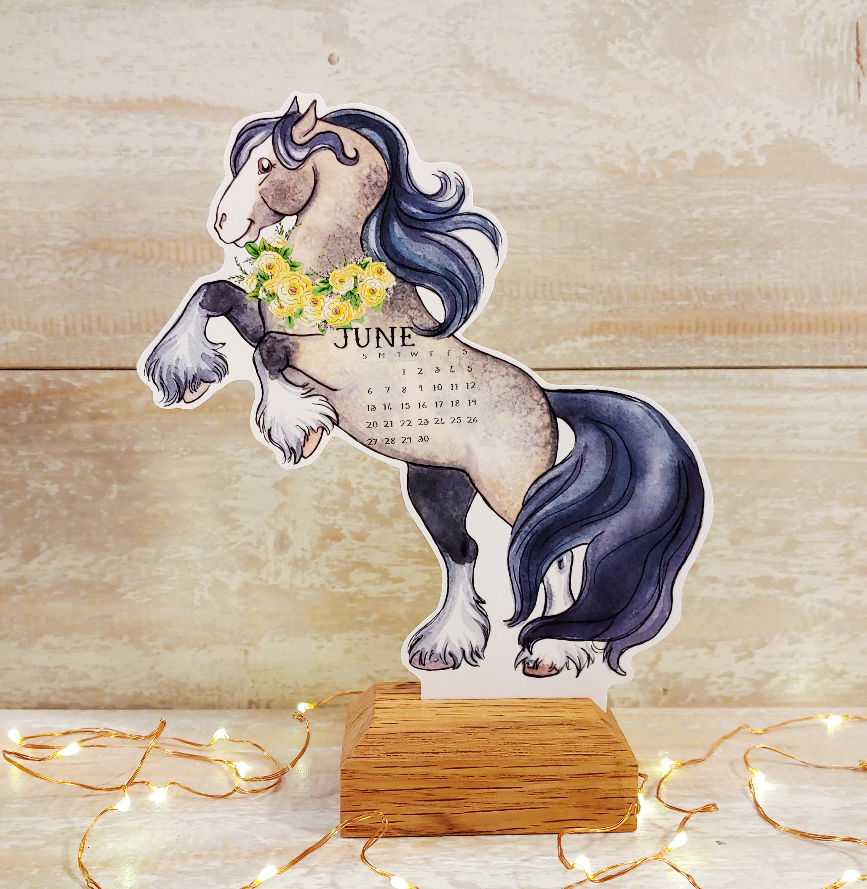2023 PREORDER Horse Desk Calendar 2023 Animal Calendar Etsy Australia