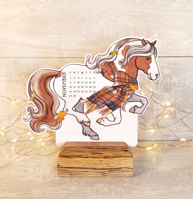 2023 PREORDER Horse Desk Calendar 2023 Equine Calendar Etsy UK