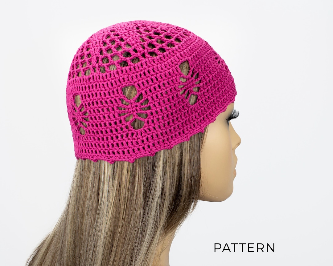 Crochet Hat PDF Pattern, Crochet Hat for Women Pattern, Lacy Summer ...