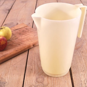 Vintage Domplex Cream Plastic Jug – 2L - (1970s)