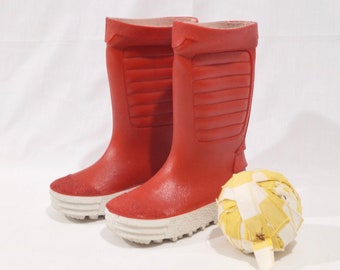 Kids' rubber wellies (1980s)