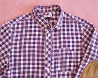 Men's shirt square pattern