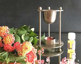 Brucia Essenze IKEA Bruciatore Oli Essenziali In Ceramica Bianca - Diffusore Per Candele