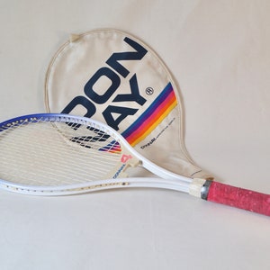 Raquete de tênis vintage Donnay (década de 1990)