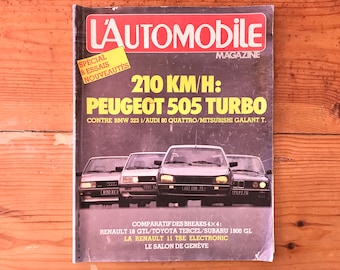 L'Automobile, magazine français de voitures anciennes (avril 1983)