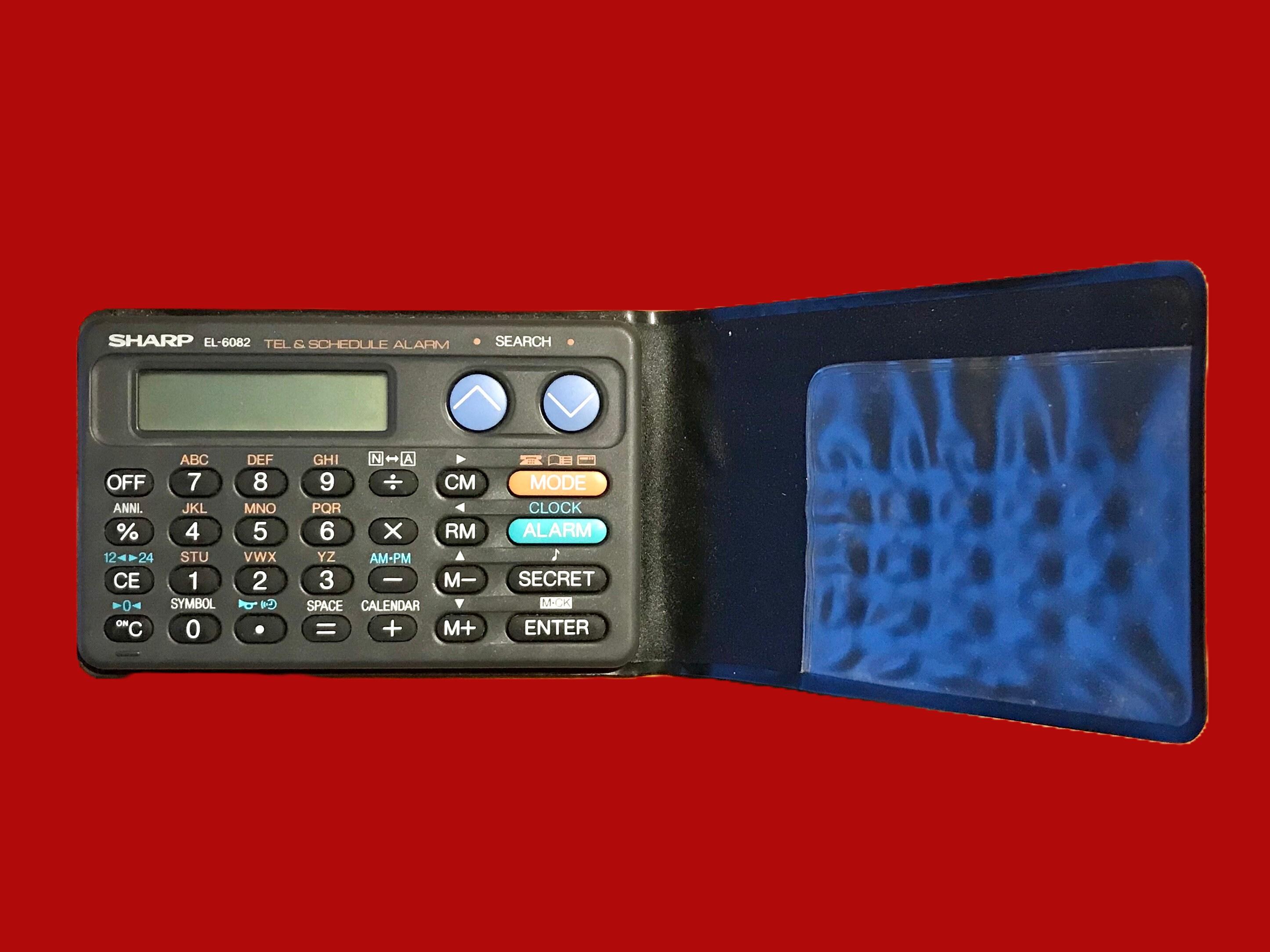 SHARP Electronic Organizer EL-6082 - Made in 1998 - Screen Problem