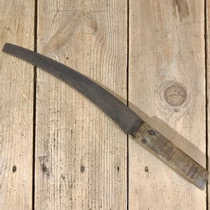 Vintage Hand Saw with Wooden Handle – A Piece of History – Rustic Charm Decor & Nostalgic Photography