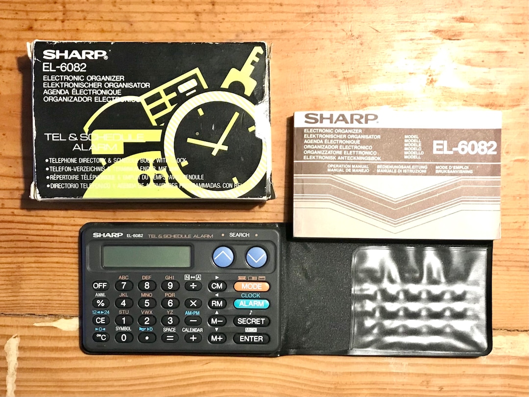 Casio Electronic Organizer EL6082 1998 With Screen Problem Etsy