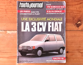 L'auto-journal magazine français de voitures anciennes (janvier 1986)
