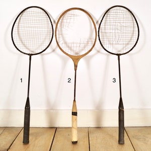 1970s Vintage Badminton Racket: Retro Sports Decor