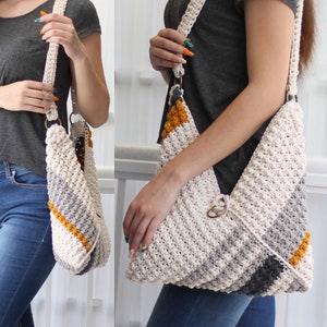 Crochet bag pattern-VEGAS bag-Crochet handbag pattern-Crochet boho bag-Beach bag-Crochet tote-Market bag-Handmade bag-Crochet bag purse PDF image 1