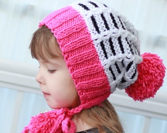 Knitted hat PDF, Knitting pattern, Patron tricot Mireya Slouchy Beanie Hat Bonnet Beret (12/18 month - Toddler - Child – Teen- Adult sizes)