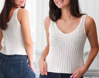 Crochet pattern- ZOE Crochet top pattern- Women crochet pattern- Crop top pattern- Beach cover-up -Festival top- Boho lace top- sizes XS-XXL