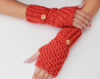 Crochet pattern-ADELE Crochet fingerless gloves pattern-Women crochet pattern-Wrist Warmers pattern-Fingerless Mitts Pattern PDF Sizes S-M-L