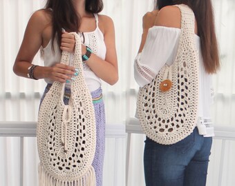 boho bag crochet pattern