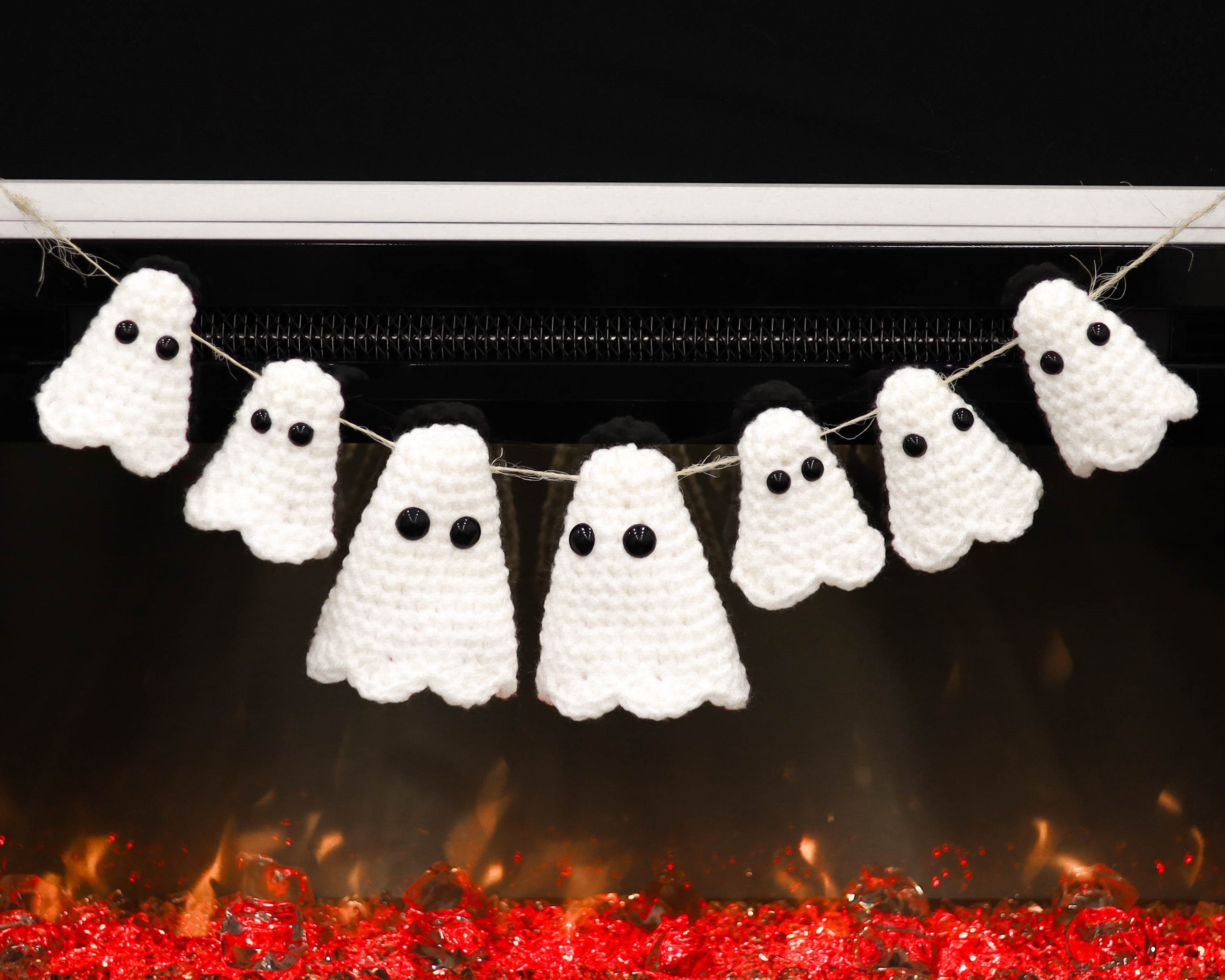 編みぐるみ Halloween 壁飾り Crochet Pattern- 10 minutes Halloween Mini Ghost Crochet Ornament