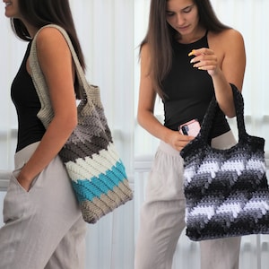 Crochet Bag Pattern-paris Urban Handbag-pdf Pattern-crochet Boho Bag ...