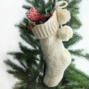Crochet Pattern - TREASURE Christmas Stocking -PDF Crochet pattern - Christmas Stocking Crochet Pattern -Easy pattern for Stocking Christmas