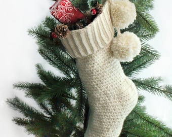 Crochet Pattern - TREASURE Christmas Stocking -PDF Crochet pattern - Christmas Stocking Crochet Pattern -Easy pattern for Stocking Christmas