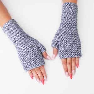 Crochet pattern-ASHLYN Crochet fingerless gloves pattern-Women crochet pattern-Wrist Warmers pattern-Fingerless Mitts Pattern PDF Size S-M-L image 6