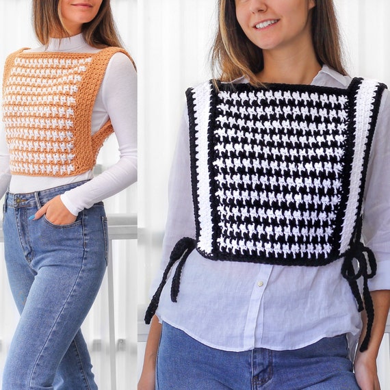 NOMA t.d.ニット Patchwork Hand-knit Vest Knitted Patchwork Vest - Etsy
