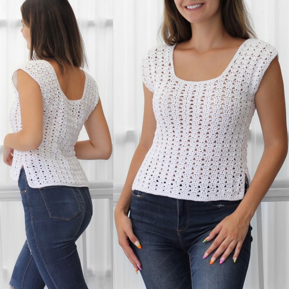 Crochet Pattern-gabriella Crochet Top Pattern-women Crochet - Etsy