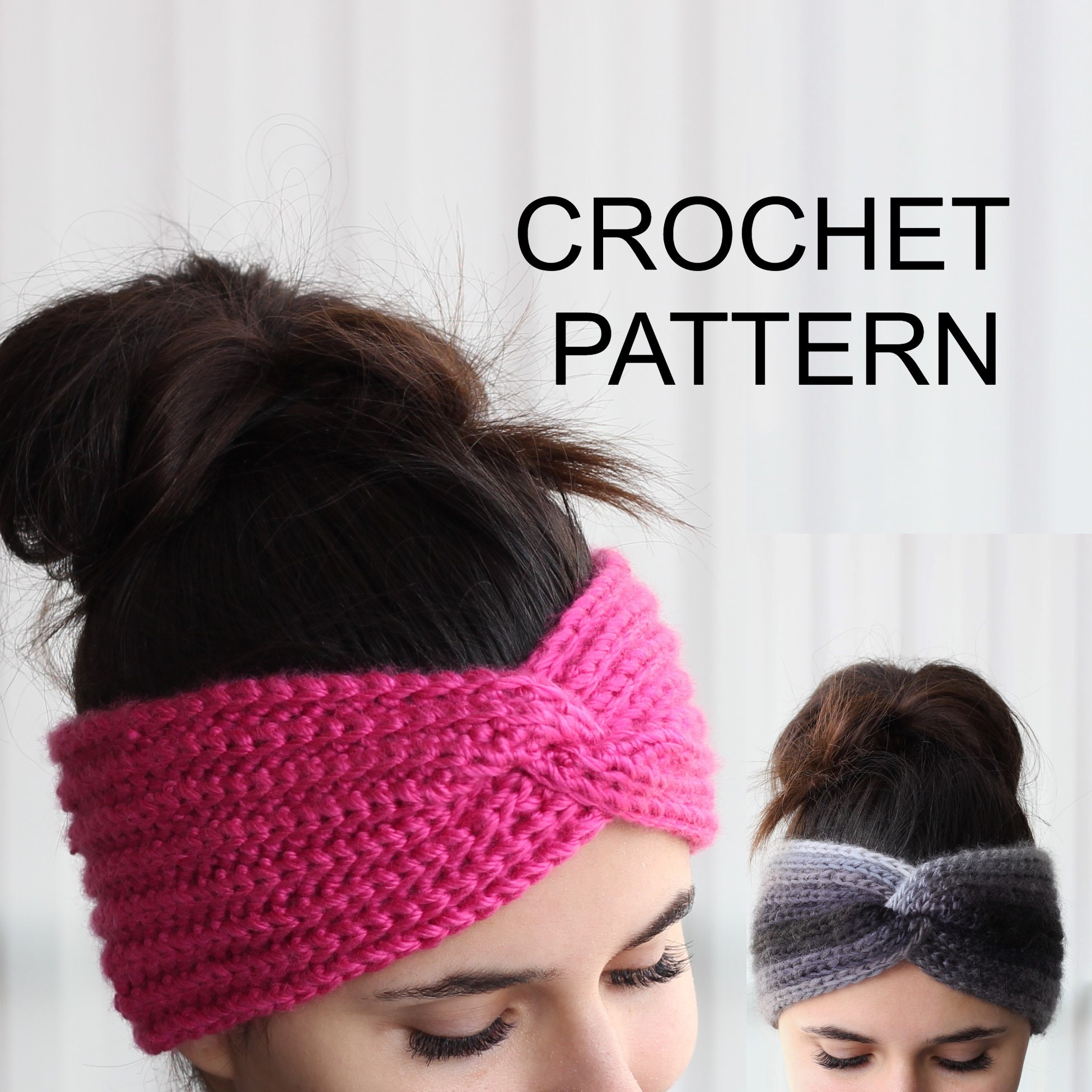 Crochet Pattern PDF-MILA -turban Pattern-crochet Like Knit- Boho Head ...