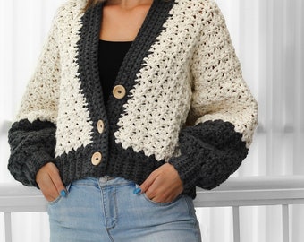 Crochet Pattern-addison Crochet Cardigan Pattern Pdf-women
