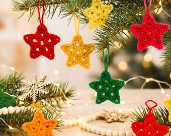 Crochet Pattern-10 Minutes Christmas Ornament-easy Crochet Garland