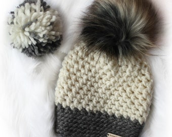 Easy Crochet pattern, Beginner crochet hat Patron de crochet –Joyce Slouchy Beanie Hat Bonnet (12/18m - Toddler - Child – Teen- Adult sizes)