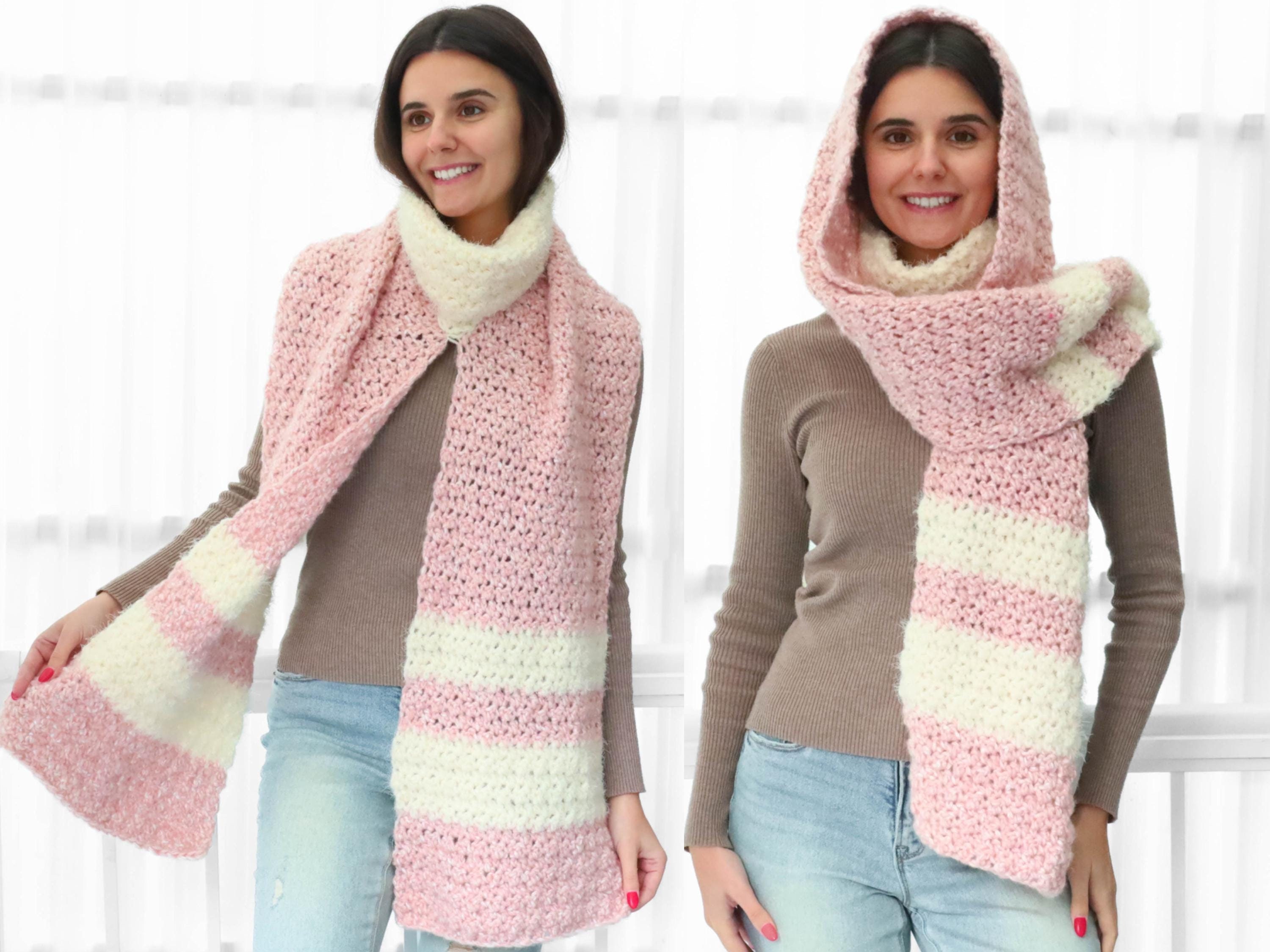 Sciarpa scaldacollo con maglia a coste (Free Pattern