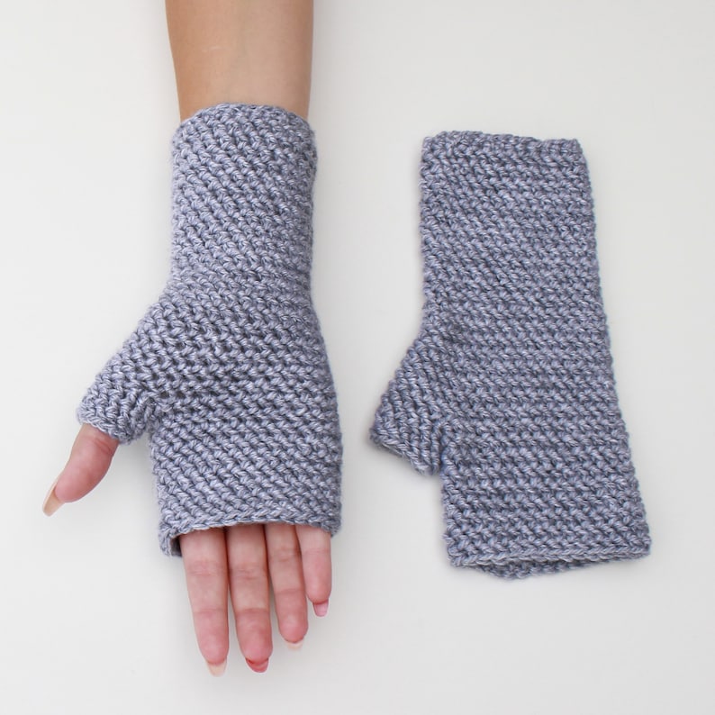 Crochet pattern-ASHLYN Crochet fingerless gloves pattern-Women crochet pattern-Wrist Warmers pattern-Fingerless Mitts Pattern PDF Size S-M-L image 9