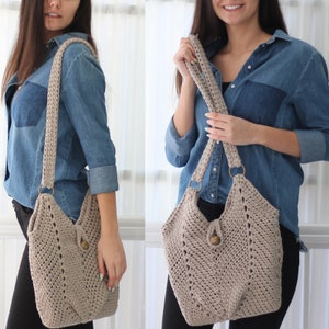 Crochet Bag Pattern-monaco Bag-crochet Handbag Pattern-crochet Boho Bag ...