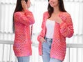 Crochet pattern-ELOISE Crochet Cardigan pattern PDF-Women crochet gift handmade-Crochet clothes beginner pullover-Easy Granny sweater-XS-3XL