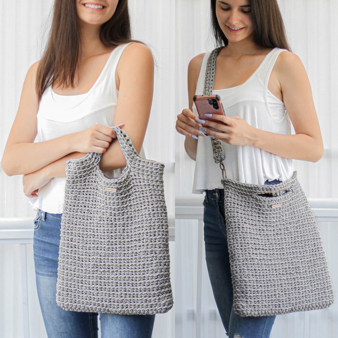 Crochet Bag Pattern-lima Convertible Urban Handbag-pdf - Etsy