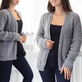 Crochet pattern-ANDREA Crochet cardigan pattern PDF-Women crochet pattern-bobble pullover pattern top-crochet bobble cardigan-7 sizes XS-3XL
