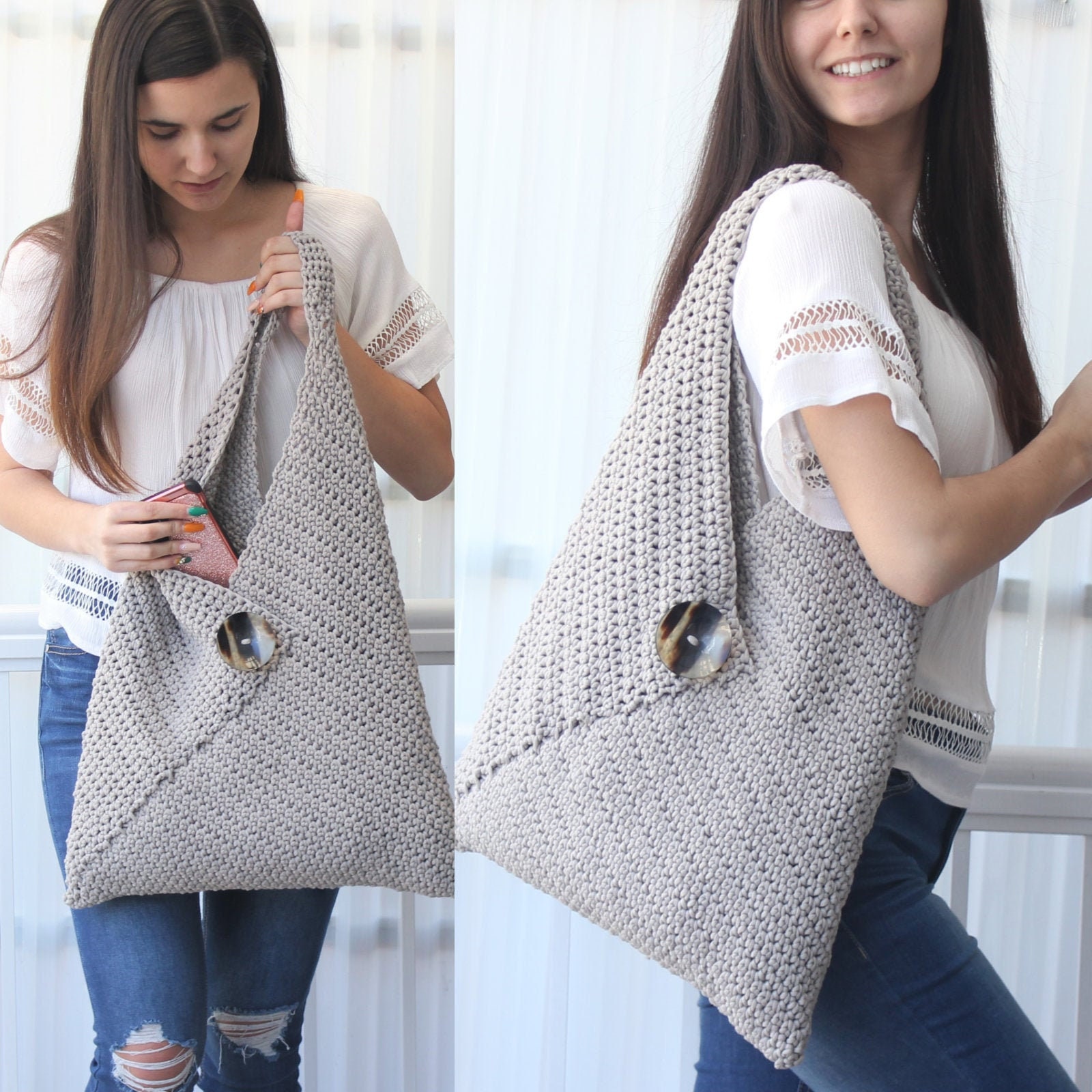 240 Best knitted bags ideas  knitted bags, bags, crochet bag