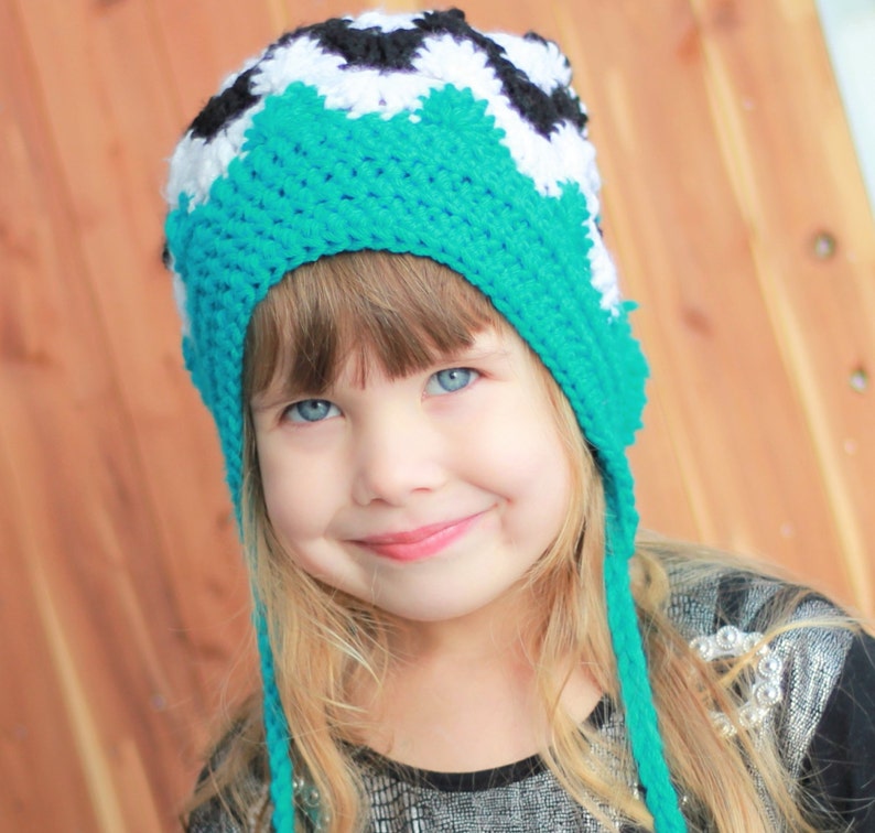 Easy Crochet pattern, ARISSA Crochet Hat Pattern, Crochet Hat chevron, zigzag, Slouchy Beanie Hat Bonnet Beret Toddler Child Adult sizes image 3