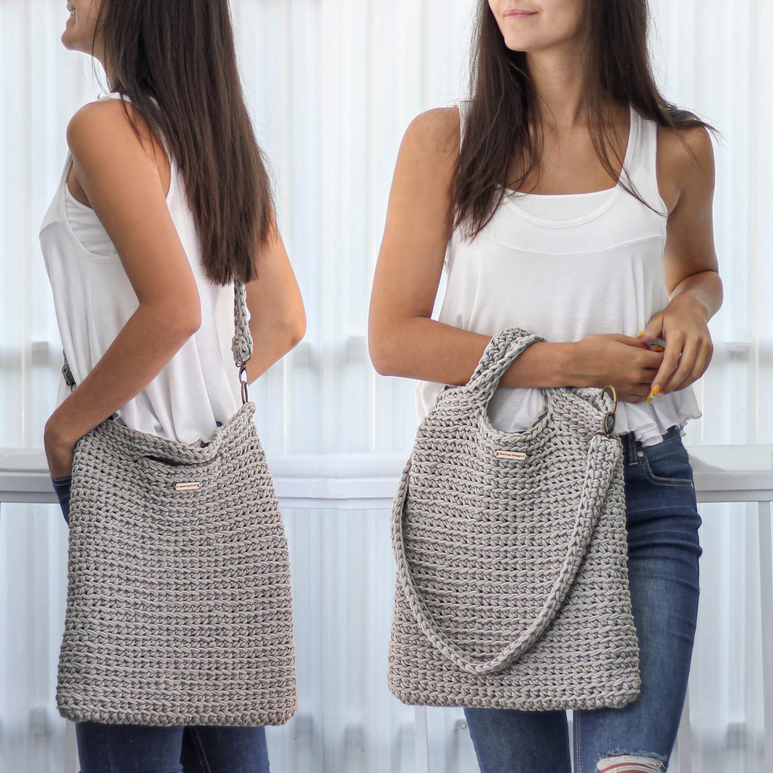 Crochet Bag Pattern-lima Convertible Urban Handbag-pdf | Etsy