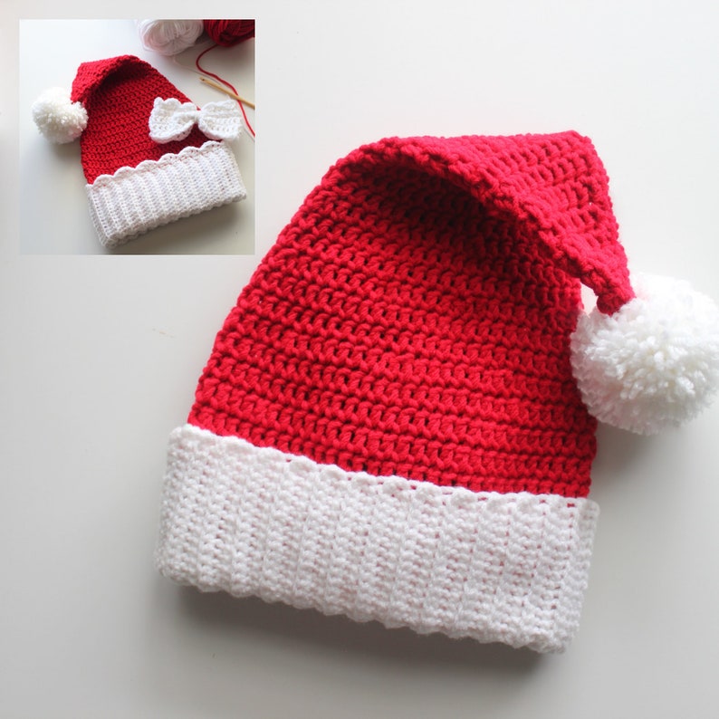 Easy Crochet patternCrochet Jolly SANTA hatCrochet Christmas Etsy